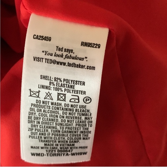 Ted Baker Ruffle Dress - Picture 7 of 7